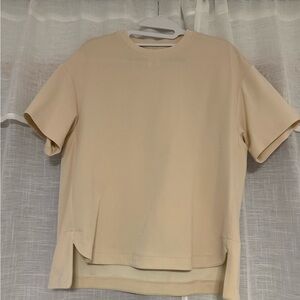 Stylish Beige Short Sleeve Women's Tee